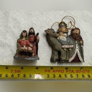 Nativity Scene Holiday Figurines